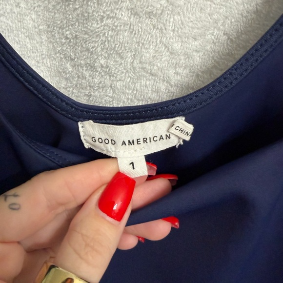 Good American Deep Blue  Bodysuit - Picture 2 of 3